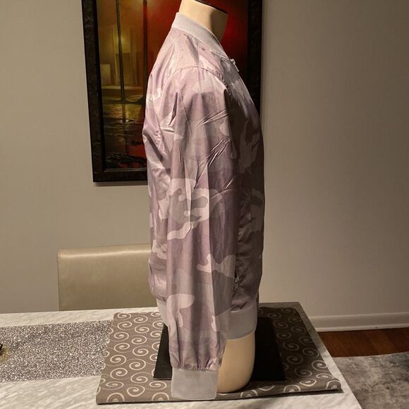 SOVEREIGN CODE LARGE LIGHT CAMO MILITARY GREEN BOMBER JACKET - Picture 4 of 8